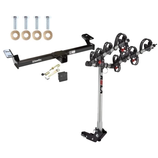 Custom Fit Trailer Hitch 4 Bike Carrier Security J-Pin Rubber Hitch Plug Cover Installation Hardware Installation Instructions 75125 59401 63201 7010 Draw-Tite Trailer Tow Hitch 96-05 Toyota RAV4 All Styles 4 Bike Rack Hitch Lock and Cover 96 97 98 99 00 Trailer Tow Hitch For 96-05 Toyota RAV4 All Styles 4 Bike Rack w/ Hitch Lock and Cover