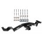 Trailer Tow Hitch For 01-07 Toyota Sequoia Platform Style 2 Bike Rack w/ Anti Rattle Hitch Lock
