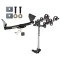 Trailer Tow Hitch For 99-04 Jeep Grand Cherokee 4 Bike Rack w/ Hitch Lock and Cover