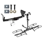 Trailer Tow Hitch For 99-04 Jeep Grand Cherokee Platform Style 2 Bike Rack w/ Anti Rattle Hitch Lock