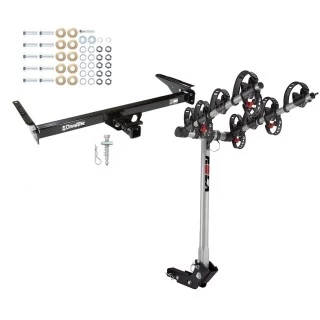 Trailer Tow Hitch For 93-98 Toyota T100 w/ 4 Bike Carrier Rack
