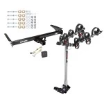 Trailer Tow Hitch For 93-98 Toyota T100 4 Bike Rack w/ Hitch Lock and Cover