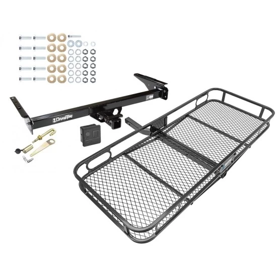 Trailer Tow Hitch For 93-98 Toyota T100 Basket Cargo Carrier Platform Hitch Lock and Cover