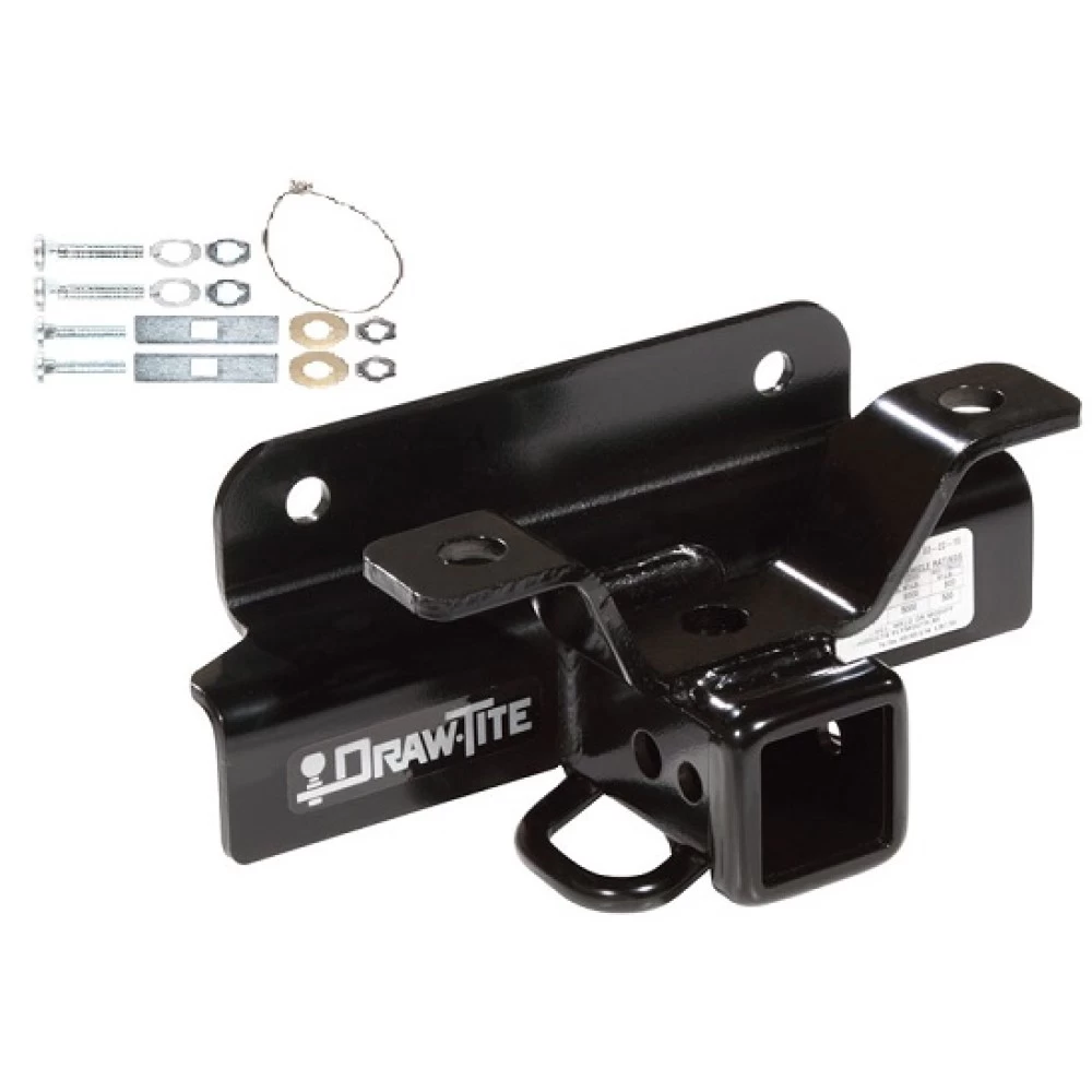 Trailer Tow Hitch For 03-10 Dodge Ram 1500 2500 3500 Except OEM Hitch or Cab & Chassis Platform Style 2 Bike Rack w/ Anti Rattle Hitch Lock