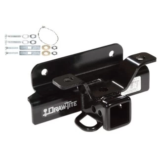 Trailer Tow Hitch For 03-10 Dodge Ram 1500 2500 3500 Except OEM Hitch or Cab & Chassis Platform Style 2 Bike Rack w/ Anti Rattle Hitch Lock