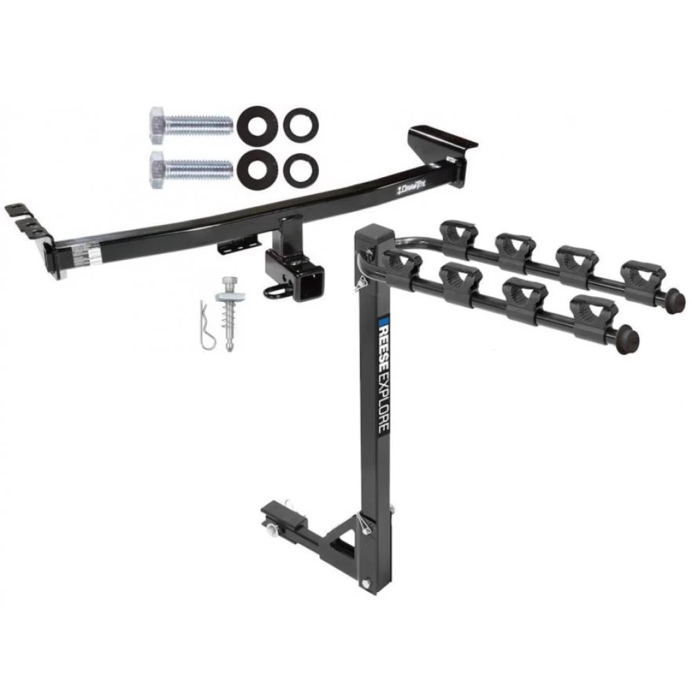 Custom Fit Trailer Hitch 4 Bike Carrier Installation Hardware Installation Instructions 75152 1393100G Draw-Tite Trailer Tow Hitch 4 Bike Rack 03-14 Volvo XC90 tilt away adult or child arms fold down carrier 03 04 05 06 07 08 09 10 11 12 13 14 2003 2004 Trailer Tow Hitch w/ 4 Bike Rack For 03-14 Volvo XC90 tilt away adult or child arms fold down carrier