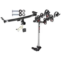 Trailer Tow Hitch For 03-14 Volvo XC90 All Models 4 Bike Rack w/ Hitch Lock and Cover