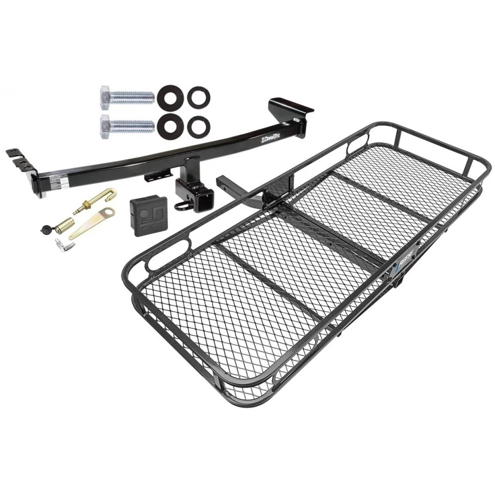 Trailer Tow Hitch For 03-14 Volvo XC90 All Models Basket Cargo Carrier Platform Hitch Lock and Cover