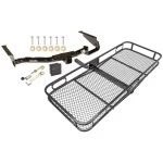 Trailer Tow Hitch For 04-07 Toyota Highlander 04-06 Lexus RX330 07-09 RX350 Basket Cargo Carrier Platform Hitch Lock and Cover