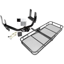 Trailer Tow Hitch For 04-05 Ford F-150 2006 Lincoln Mark LT Basket Cargo Carrier Platform Hitch Lock and Cover