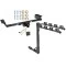 Trailer Tow Hitch w/ 4 Bike Rack For 04-09 Nissan Quest tilt away adult or child arms fold down carrier w/ Lock and Cover