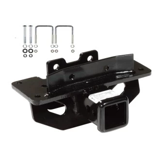 Trailer Tow Hitch For 04-09 Dodge Durango 07-09 Chrysler Aspen Platform Style 2 Bike Rack w/ Anti Rattle Hitch Lock