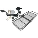 Trailer Tow Hitch For 04-09 Cadillac SRX All Models Basket Cargo Carrier Platform Hitch Lock and Cover