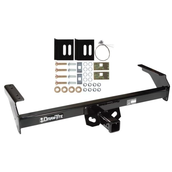 Trailer Tow Hitch For 98-04 Nissan Frontier 88-97 Pickup 86-94 D21 Platform Style 2 Bike Rack w/ Anti Rattle Hitch Lock