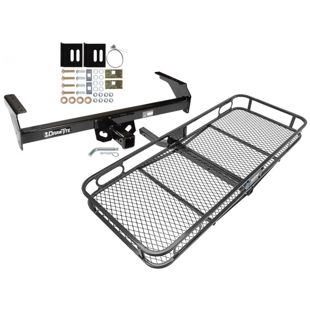 Trailer Tow Hitch For 98-04 Nissan Frontier 88-97 Pickup 86-94 D21 Basket Cargo Carrier Platform w/ Hitch Pin