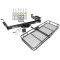 Trailer Tow Hitch For 96-24 Chevy Express GMC Savana Van Basket Cargo Carrier Platform Hitch Lock and Cover