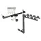 Custom Fit Trailer Hitch 4 Bike Carrier Installation Hardware Installation Instructions 75193 1393100G Draw-Tite Trailer Tow Hitch 4 Bike Rack 97-06 Jeep Wrangler TJ tilt away adult or child arms fold down carrier 97 98 99 00 01 02 03 04 05 06 1997 1998 Trailer Tow Hitch w/ 4 Bike Rack For 97-06 Jeep Wrangler TJ tilt away adult or child arms fold down carrier