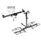 Trailer Tow Hitch For 97-06 Jeep Wrangler TJ All Models Platform Style 2 Bike Rack w/ Anti Rattle Hitch Lock