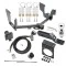 Complete Tow Package For 15-20 Ford F-150 w/ 7-Way RV Wiring Harness Kit 2" Ball and Mount Bracket 2" Receiver Class 4