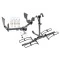 Trailer Tow Hitch For 15-21 Ford F-150 Raptor Platform Style 2 Bike Rack w/ Anti Rattle Hitch Lock