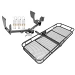 Trailer Tow Hitch For 15-21 Ford F-150 Raptor Basket Cargo Carrier Platform w/ Hitch Pin
