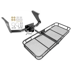 Trailer Tow Hitch For 09-18 Dodge Ram 1500 19-24 Classic Except OEM Hitch Basket Cargo Carrier Platform w/ Hitch Pin