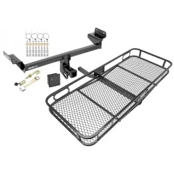 Trailer Tow Hitch For 15-24 Ford Edge 16-18 Lincoln MKX 19-23 Nautilus Basket Cargo Carrier Platform Hitch Lock and Cover