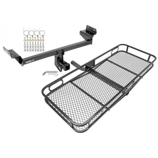 Trailer Tow Hitch For 15-24 Ford Edge 16-18 Lincoln MKX 19-23 Nautilus Basket Cargo Carrier Platform w/ Hitch Pin