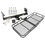 Trailer Tow Hitch For 05-13 Toyota Tacoma Except X-Runner 13-15 All Models Basket Cargo Carrier Platform Hitch Lock and Cover