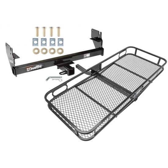 Trailer Tow Hitch For 05-13 Toyota Tacoma Except X-Runner 13-15 All Models Basket Cargo Carrier Platform w/ Hitch Pin