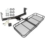 Trailer Tow Hitch For 05-10 Dodge Dakota 06-09 Mitsubishi Raider 10-11 RAM Dakota Basket Cargo Carrier Platform Hitch Lock and Cover