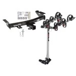 Trailer Tow Hitch For 97-09 Terraza Uplander Venture Montana Trans Sport Relay w/ 4 Bike Carrier Rack