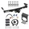 Trailer Tow Hitch w/ 7-Way RV Wiring For 05-24 Nissan Frontier 09-12 Suzuki Equator Harness Kit Mounting Bracket 2" Tow Receiver Class 3