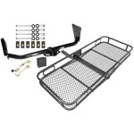 Trailer Tow Hitch For 04-06 Dodge Durango All Models Basket Cargo Carrier Platform Hitch Lock and Cover