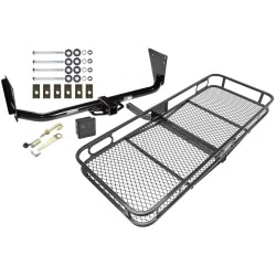 Trailer Tow Hitch For 04-06 Dodge Durango All Models Basket Cargo Carrier Platform Hitch Lock and Cover