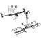 Trailer Tow Hitch For 04-09 Ford Five Hundred Freestyle Taurus X Sable Montego Platform Style 2 Bike Rack w/ Anti Rattle Hitch Lock