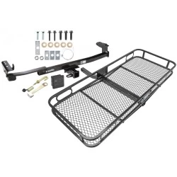 Trailer Tow Hitch For 04-09 Ford Five Hundred Freestyle Taurus X Sable Montego Basket Cargo Carrier Platform Hitch Lock and Cover