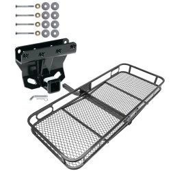 Trailer Tow Hitch For 05-10 Jeep Grand Cherokee Except SRT8 06-10 Commander Basket Cargo Carrier Platform w/ Hitch Pin