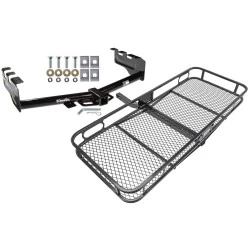 Trailer Tow Hitch For 99-13 Chevy Silverado GMC Sierra 1500 2007 Classic 99-04 2500 LD 01-06 1500 HD Basket Cargo Carrier Platform w/ Hitch Pin