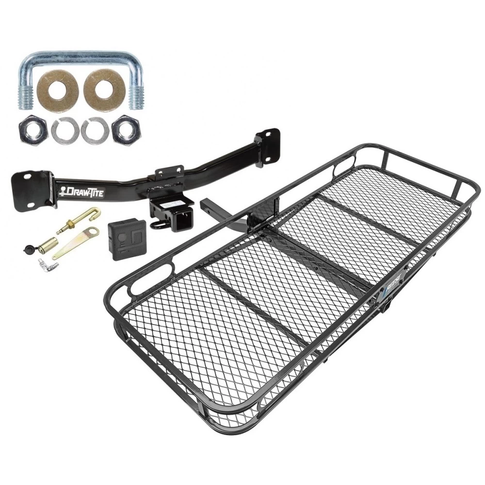Trailer Tow Hitch For 04-10 BMW X3 All Models Basket Cargo Carrier Platform Hitch Lock and Cover