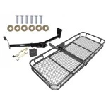 Trailer Tow Hitch For 06-14 Kia Sedona 07-08 Hyundai Entourage Basket Cargo Carrier Platform Hitch Lock and Cover