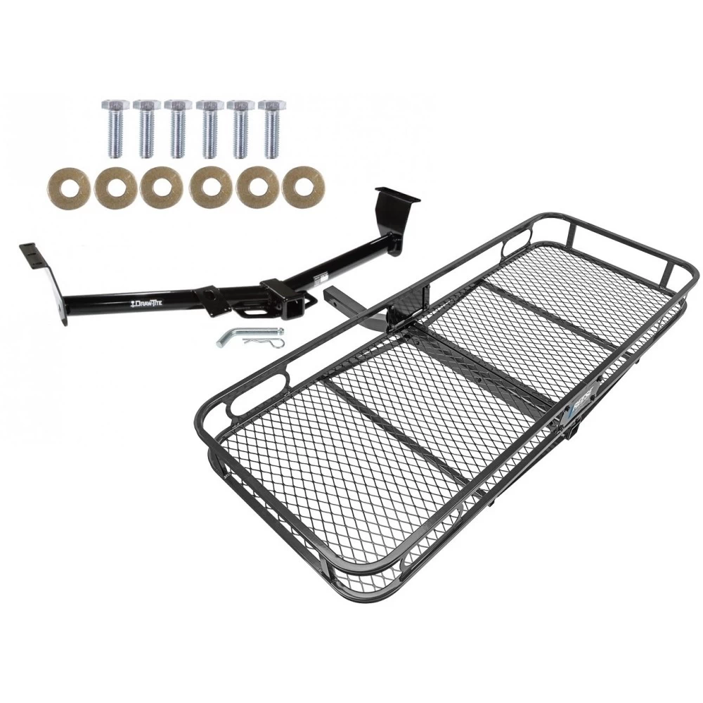 Trailer Tow Hitch For 06-14 Kia Sedona 07-08 Hyundai Entourage Basket Cargo Carrier Platform w/ Hitch Pin