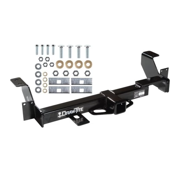 Trailer Tow Hitch For 01-05 Pontiac Aztek 02-07 Buick Rendezvous Platform Style 2 Bike Rack w/ Anti Rattle Hitch Lock