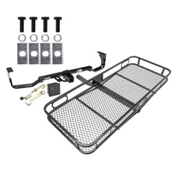 Trailer Tow Hitch For 07-09 Hyundai Santa Fe Basket Cargo Carrier Platform Hitch Lock and Cover