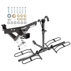 Trailer Tow Hitch For 00-06 BMW X5 All Models Platform Style 2 Bike Rack w/ Anti Rattle Hitch Lock