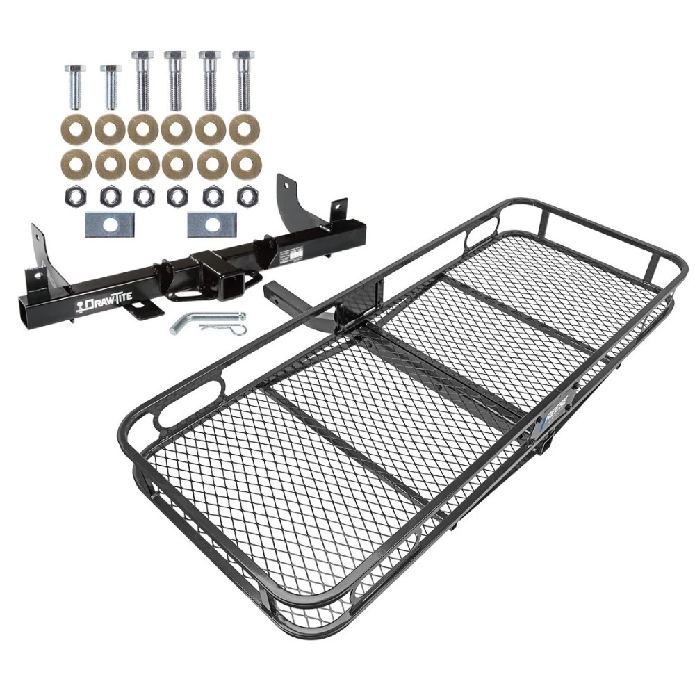Trailer Tow Hitch For 06-08 Ford F-150 Lincoln Mark LT w/o OEM Hitch Basket Cargo Carrier Platform w/ Hitch Pin