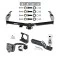 Trailer Hitch Package w/ Wiring For 99-13 Chevy Silverado GMC Sierra 1500 HD 99-04 2500 LD (07-07 Classic) Standard or Step Bumper w/ 2" Ball 2" Drop Mount 7-Way Pin Blade RV Class 4