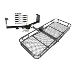 Trailer Tow Hitch For 07-21 Toyota Tundra Except OEM Receiver Basket Cargo Carrier Platform w/ Hitch Pin