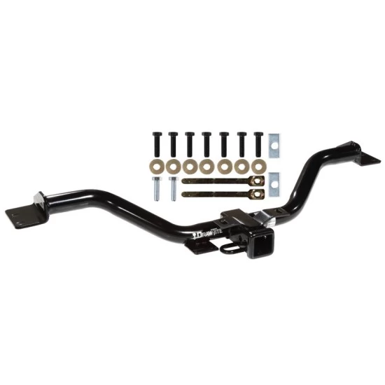 Trailer Tow Hitch For 09-17 Chevy Traverse 07-17 GMC Acadia Buick Enclave Saturn Outlook Platform Style 2 Bike Rack w/ Anti Rattle Hitch Lock