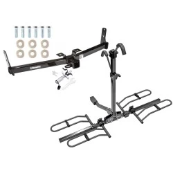 Trailer Tow Hitch For 07-09 Suzuki XL-7 Platform Style 2 Bike Rack w/ Anti Rattle Hitch Lock